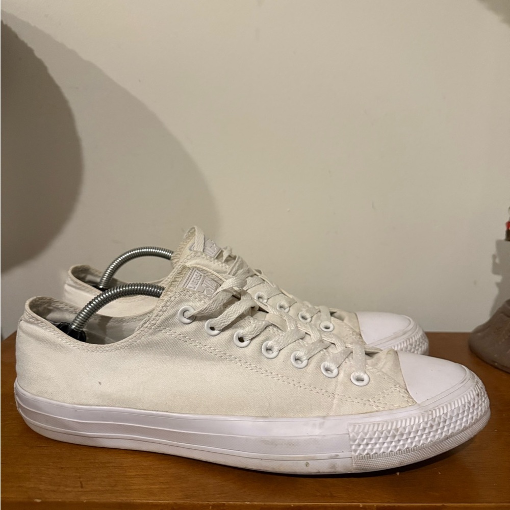 Converse Shoes Mens 11.5 Chuck Taylor All-Stars White Lace Up Low 1U647F